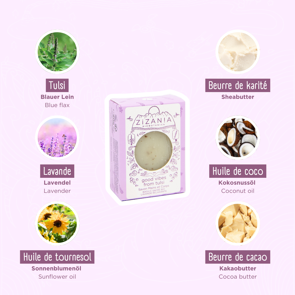 Good Vibes from Tulsi - Savon 90g